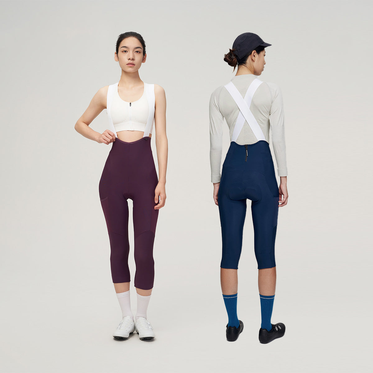 Women's Tech Fleece Cropped Bib Tights