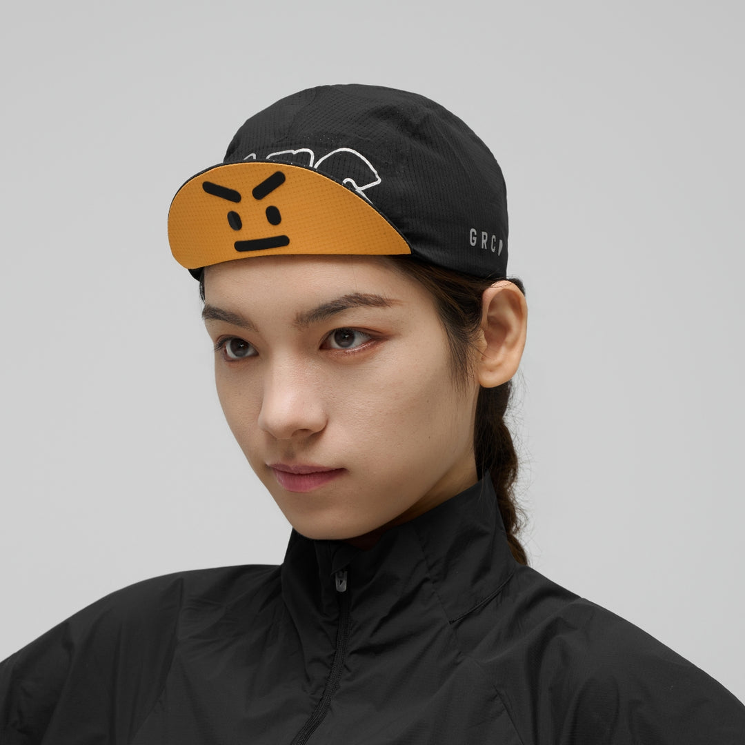 Gorra de ciclismo con emoji