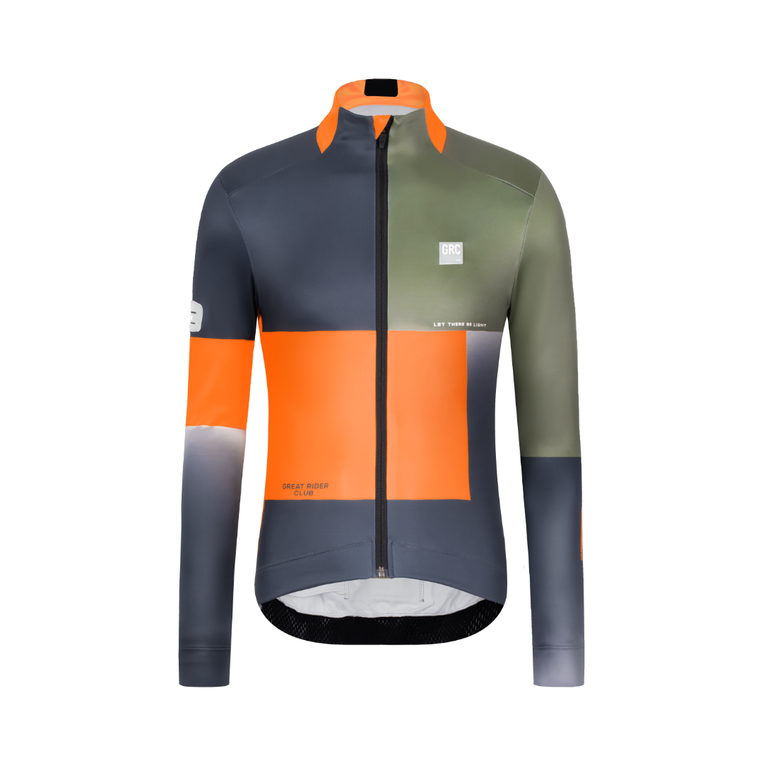 Chaos Of Orange Winter Jacket