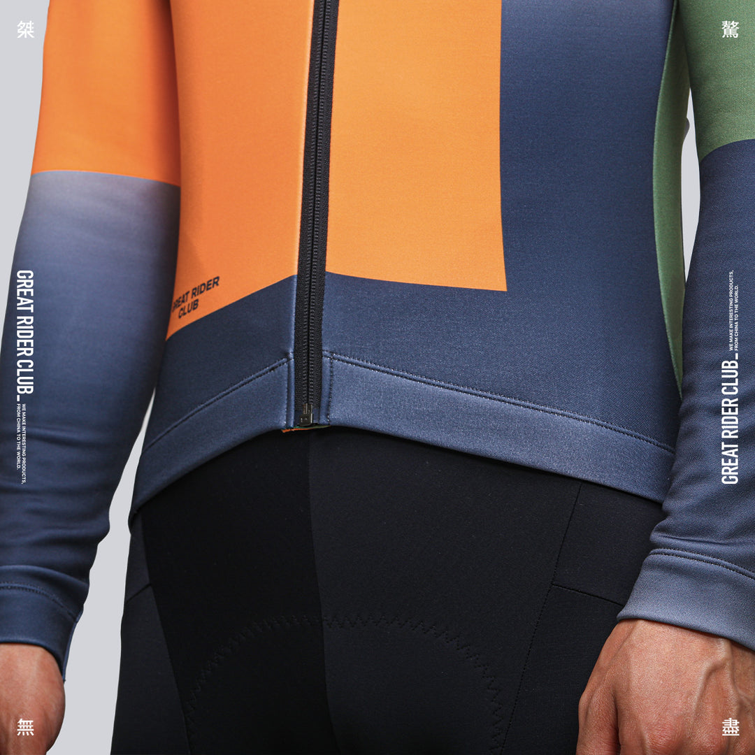 Chaos Of Orange Winter Jacket